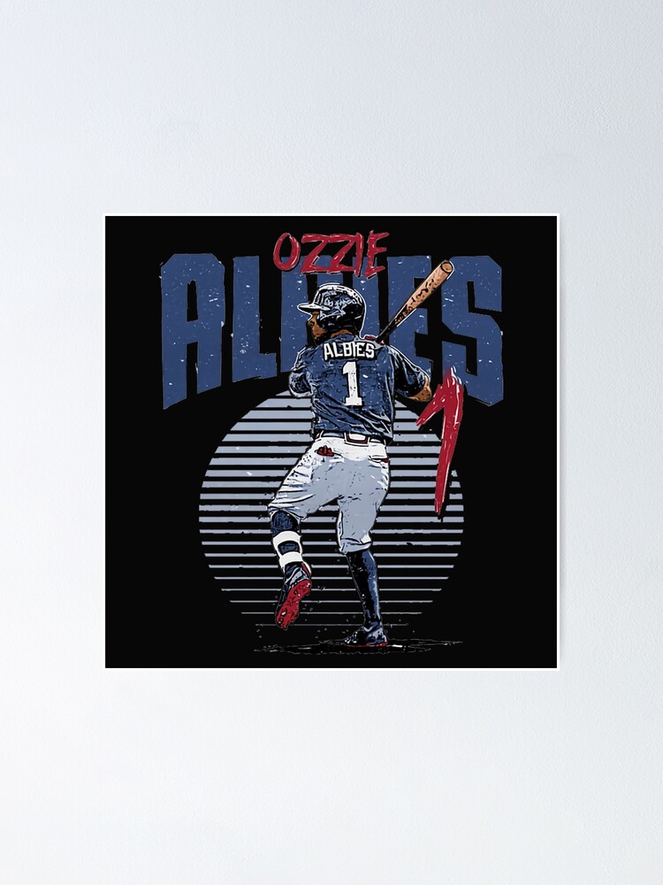 ozzie albies rise Sticker for Sale by mahascript