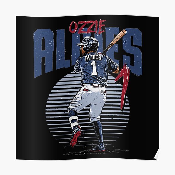 Ozzie Albies Poster  Atlanta braves wallpaper, Braves, Atlanta