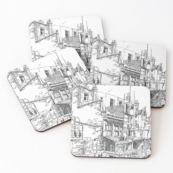 Item preview, SKETCH OF BUILD8NGS ON LIMEHOUSE REACH RIVER THAMES designed and sold by Mackenzie Moulton International Artist .