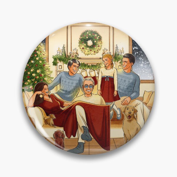 Item preview, Andrea Bocelli Family Christmas Art designed and sold by BryannaLaRussa.
