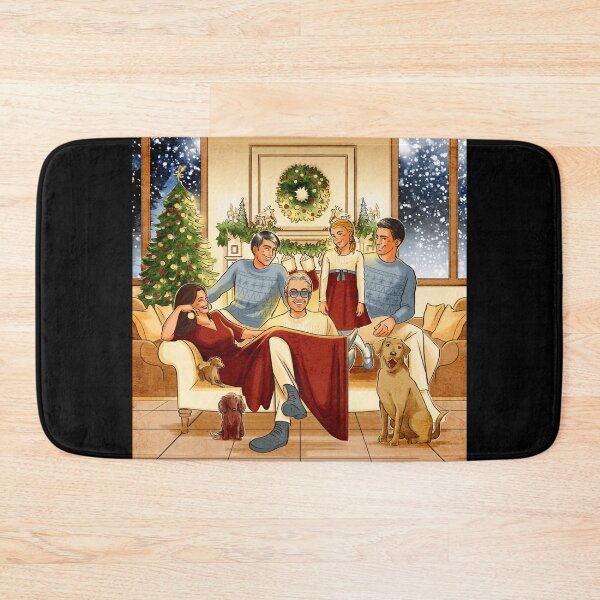 Item preview, Andrea Bocelli Family Christmas Art designed and sold by BryannaLaRussa.