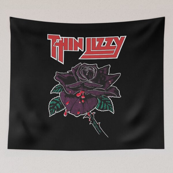 Item preview, Retro Thin Lizzy Black Rose Music Band Gift Fan designed and sold by OweScott.