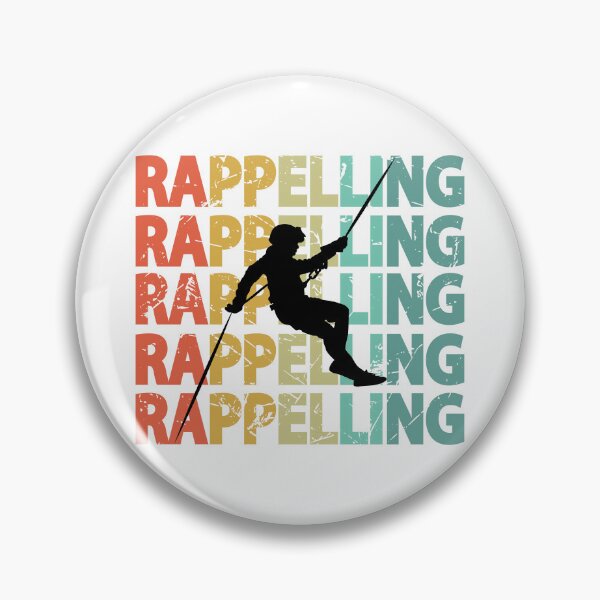 Item preview, Rappelling Canyoning Abseiling Canyoneer Vintage designed and sold by TheInkElephant.