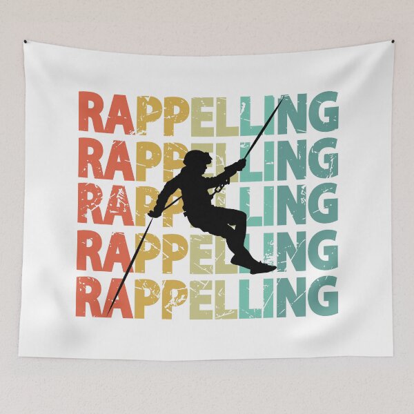 Item preview, Rappelling Canyoning Abseiling Canyoneer Vintage designed and sold by TheInkElephant.