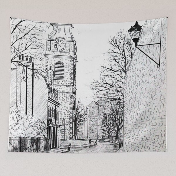 Item preview, ST JOHNS CHURCH WAPPING LONDON  designed and sold by Mackenzie Moulton International Artist .