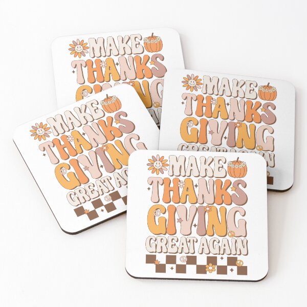 Item preview, Make Thanksgiving Great Again Funny Turkey Day Groovy designed and sold by GravitiTees.