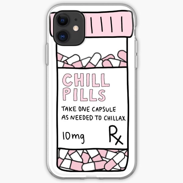 take a chill pill iPhone Soft Case