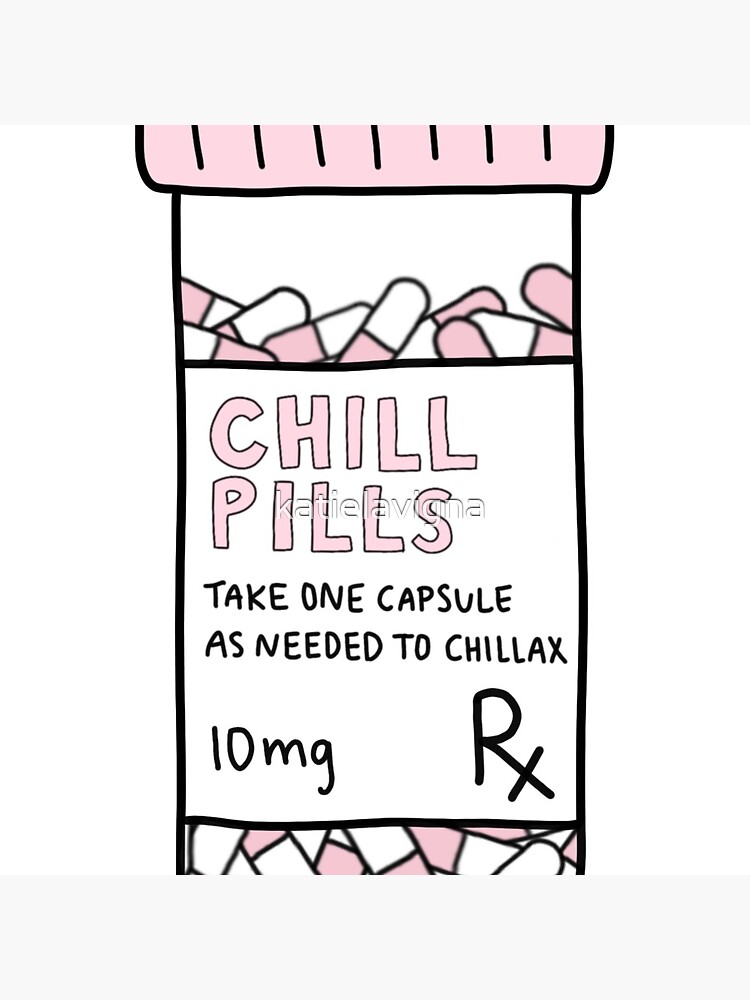 chill pill pillow