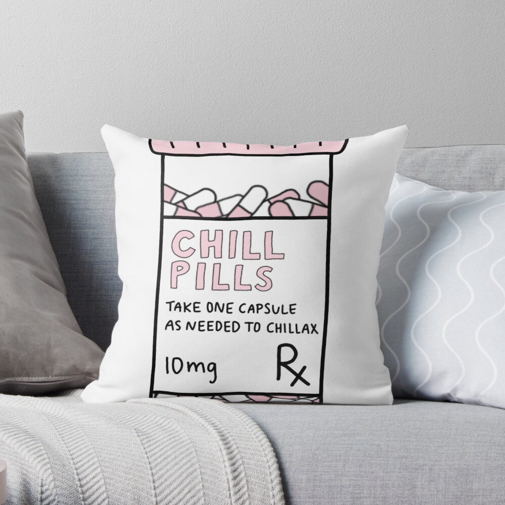 chill pill pillow