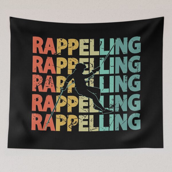 Item preview, Rappelling Canyoning Abseiling Canyoneer Vintage designed and sold by TheInkElephant.