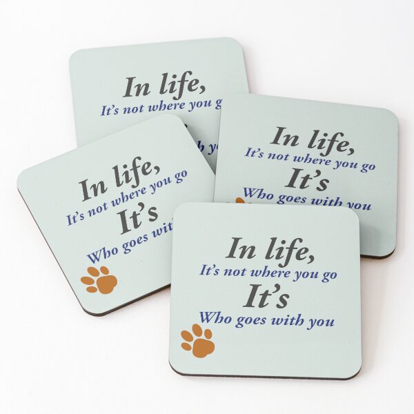 Item preview, In life, it’s not where you go It’s who goes with you designed and sold by StandStrong786.