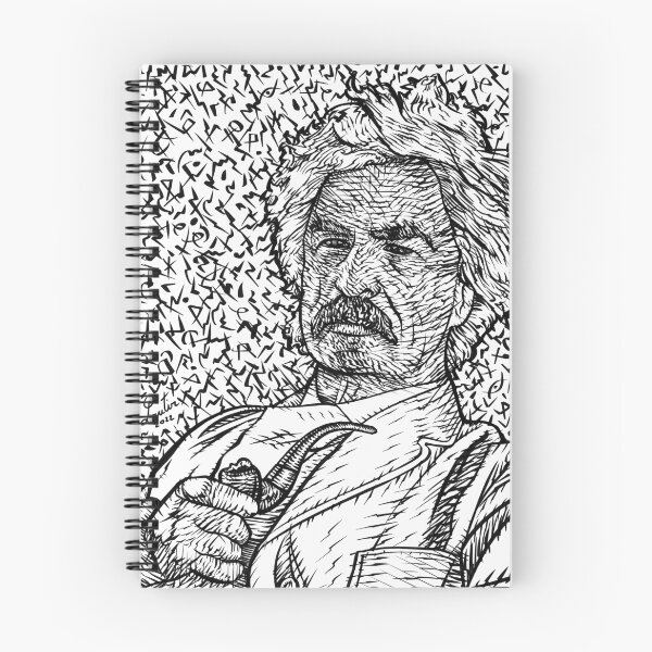 Item preview, MARK TWAIN - ink portrait .2 designed and sold by lautir.