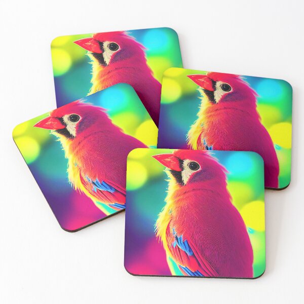 Item preview, NEON RED CARDINAL BIRD designed and sold by GloriaSanchez.