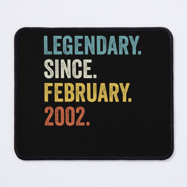 Item preview, Legendary Since February 2002 20th Birthday T-Shirt designed and sold by ImranOtto.
