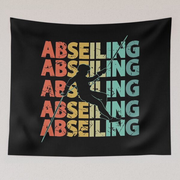 Item preview, Abseiling Rappelling Canyoning Canyoneer Vintage designed and sold by TheInkElephant.