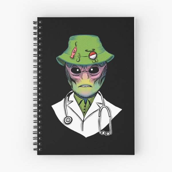 Item preview, Resident alien caricature drawing with magnifying glass    designed and sold by AlaHarrison.