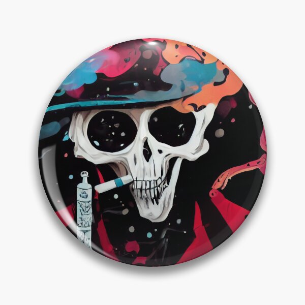 Item preview, The Grim Reaper smoking designed and sold by flowinglobe.