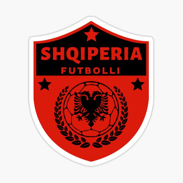  KF Tirana Albania Soccer Football Car Bumper Sticker Vinyl  Decal - Longer Side 3'' : Sports & Outdoors