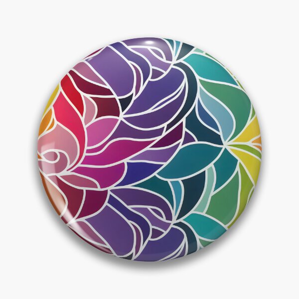 Item preview, Rainbow Colored Stained Glass Vibrant and Colorful Positive Vibes LGBT  designed and sold by CGSGraphics.