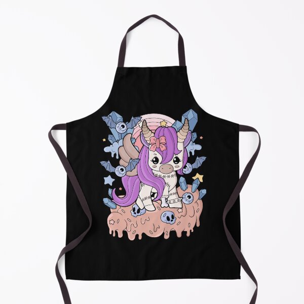 Item preview, Chibi Horror Unicorn Creepy Kawaii Gift Pastel Goth designed and sold by DSWShirts.