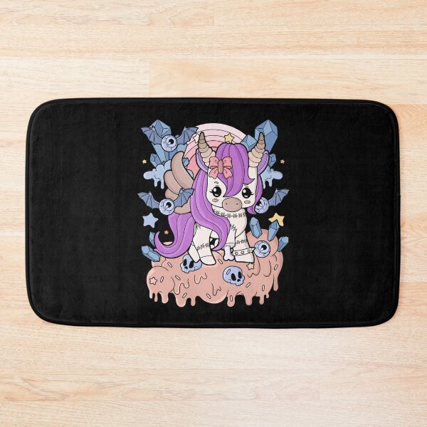 Item preview, Chibi Horror Unicorn Creepy Kawaii Gift Pastel Goth designed and sold by DSWShirts.