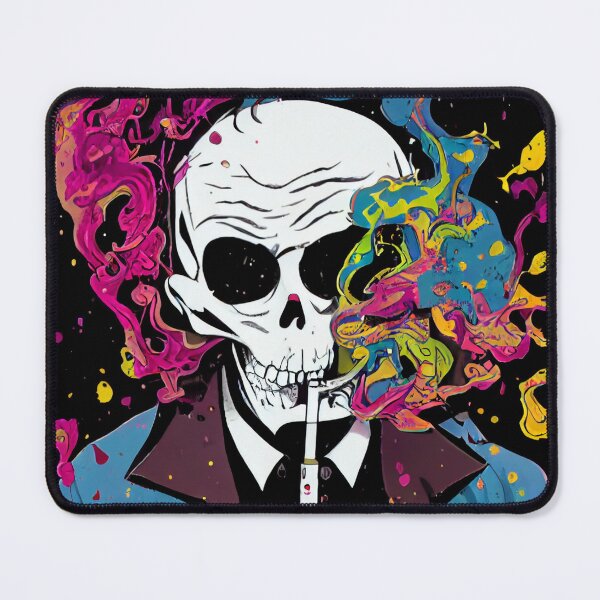 Item preview, The Grim Reaper smoking designed and sold by flowinglobe.