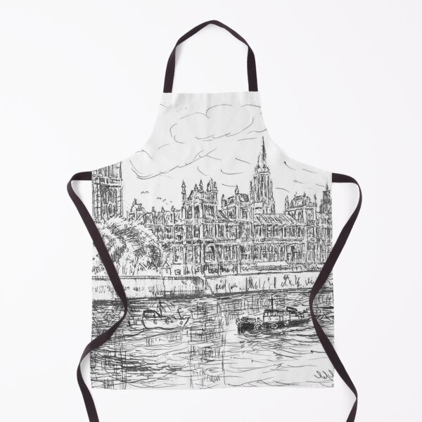 Item preview, HOUSES OF PARLIAMENT VIEWED FROM THE RIVER THAMES designed and sold by Mackenzie Moulton International Artist .