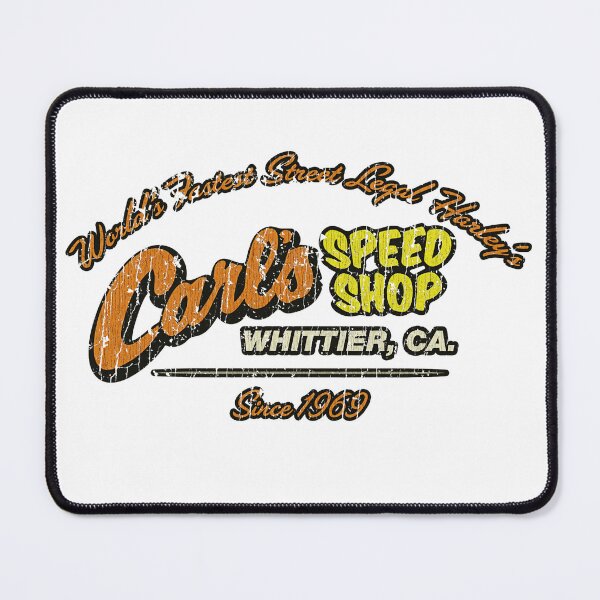 Item preview, Motorcycle Racing Carls Speed Shop Whittier 1969  designed and sold by MichaeB.