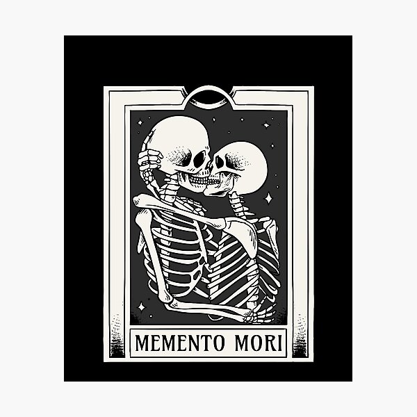 Artikel-Vorschau von Lateinisches Zitat Memento Mori Entwurf für einen stoischen Philosophen, designt und verkauft von mikkashirts.
