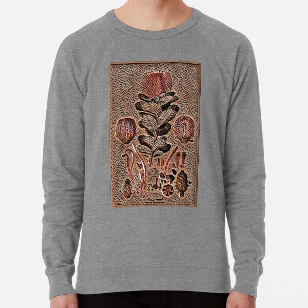 Articial Intelligence created Banksia Coccinea (Ferdinand Bauer) #CreateArtHistory Lightweight Sweatshirt