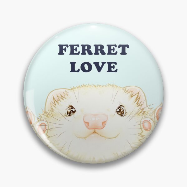 Item preview, FERRET LOVE White designed and sold by ICHIGODAWASHI.