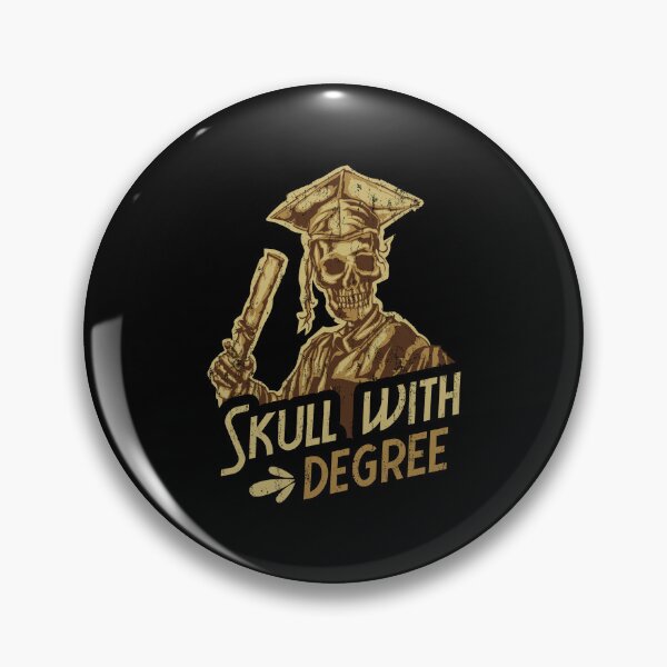 Item preview, Skull with degree designed and sold by FanityPrints.