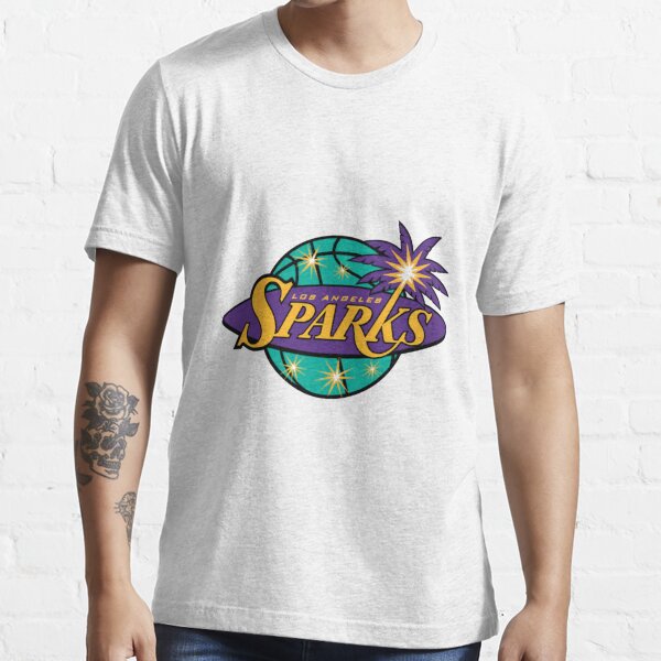 Music Retro Los Angeles Sparks Fitted Scoop Christmas Essential T
