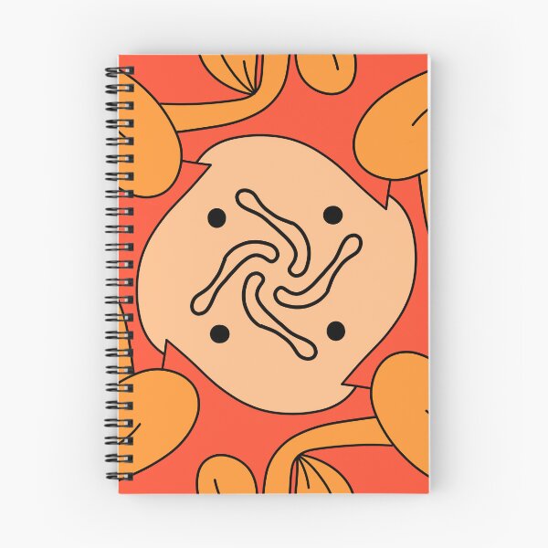Aperçu de l'œuvre Motif floral abstrait mixte jaune et orange créée et vendue par patternologyy.