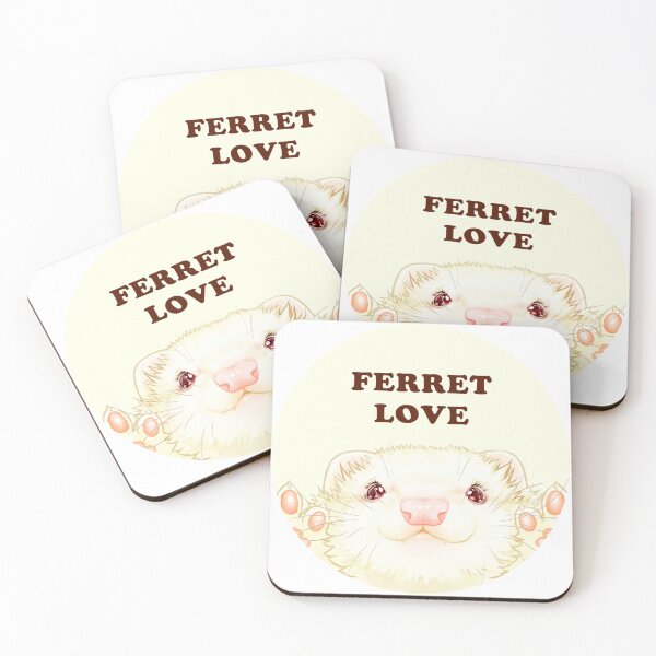 Item preview, FERRET LOVE Albino designed and sold by ICHIGODAWASHI.