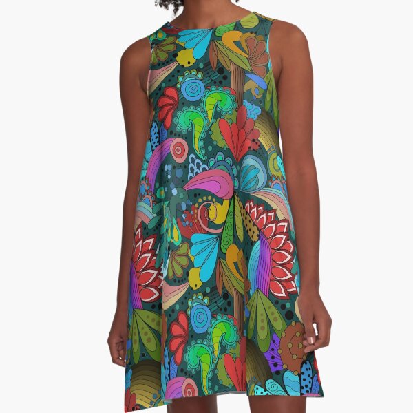 Item preview, Floral abstraction designed and sold by Agata Krysiak.