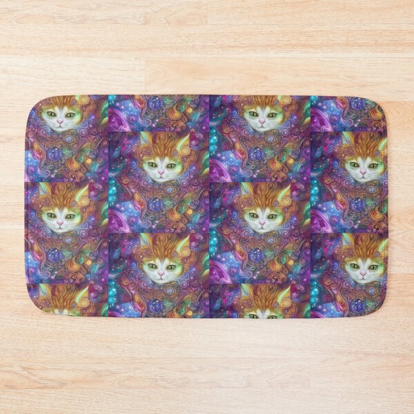 Item preview, Beautiful Siamese Cat Oil Painting with flowers in background designed and sold by ManifestoDesign.