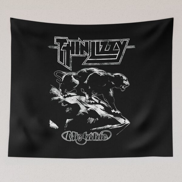 Item preview, Running Back Thin Lizzy Nightlife BW designed and sold by OweScott.