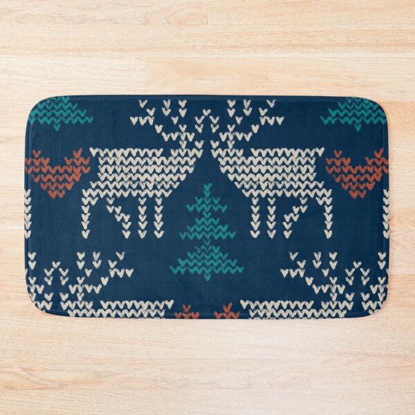 Item preview, Reindeer sweater with heart and fir tree. designed and sold by AbbyLedGar.