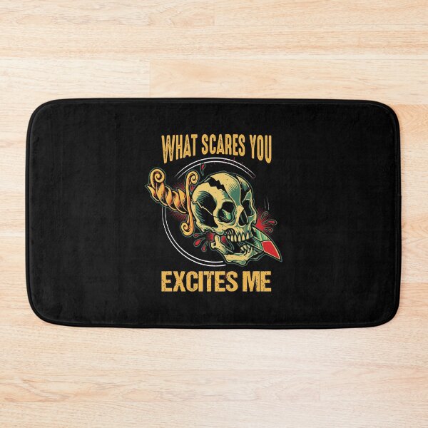 Item preview, What scares you, Excites me designed and sold by FanityPrints.
