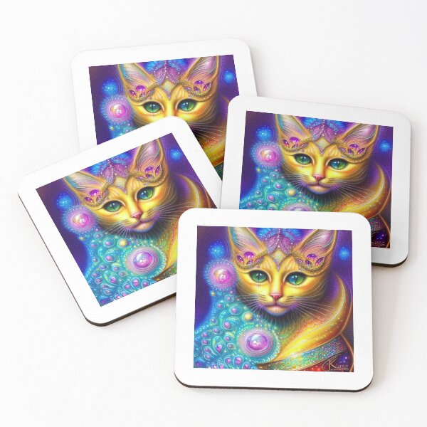 Item preview, Beautiful Siamese Cat Oil Painting with flowers in background designed and sold by ManifestoDesign.