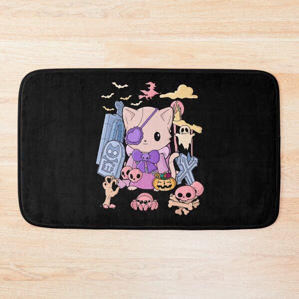 Item preview, Creepy Kawaii Cat Lover Pastel Goth Creepy Cat designed and sold by DSWShirts.