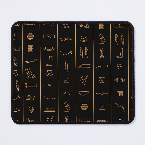 Item preview, Ancient Egyptian hieroglyphs - Black and gold Shower Curtain 2023 designed and sold by ASLI-SH.