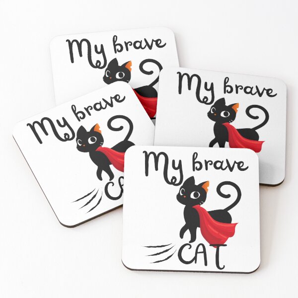 Item preview, My Brave Cat designed and sold by Inspirely.