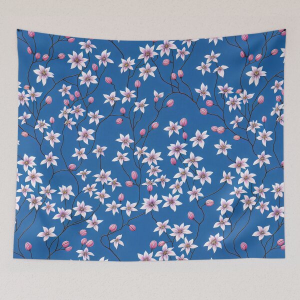 Artikelvorschau, Fun flowers tropical pattern entworfen und verkauft von Purple-Horizon.