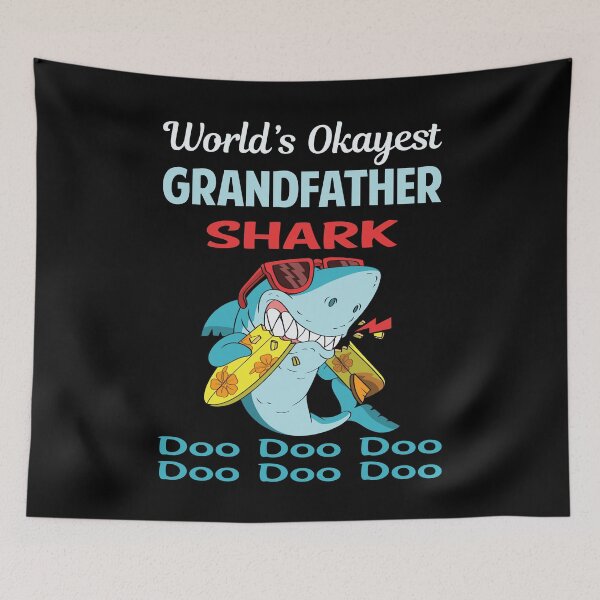 Item preview, Funny Shark GRANDFATHER designed and sold by StoreHornedFace.