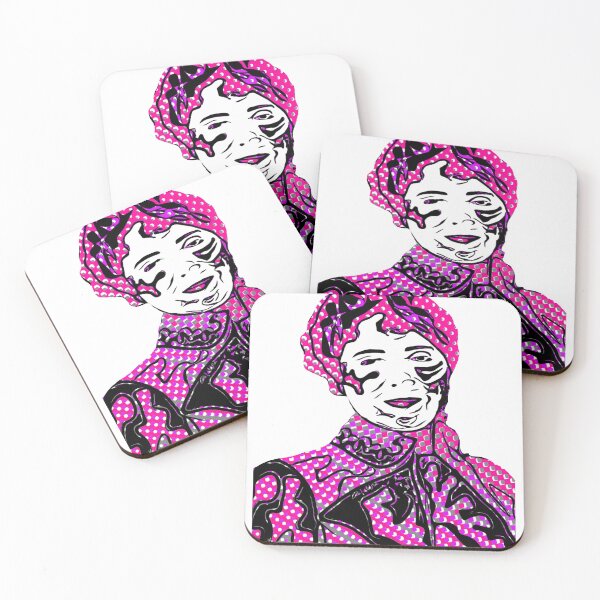 Item preview, Rosalía de Castro Illustrated Portrait Pop Art designed and sold by cachaldora.