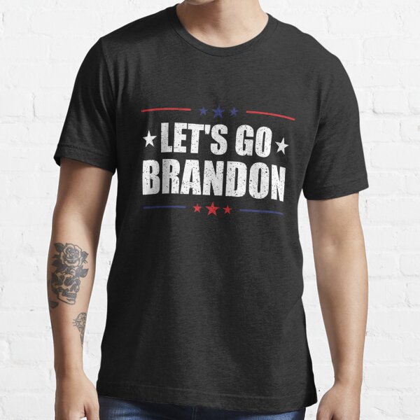 Trump Brandon 2024 Shirt Let's go Brandon Essential T-Shirt for Sale by  dgavisuals