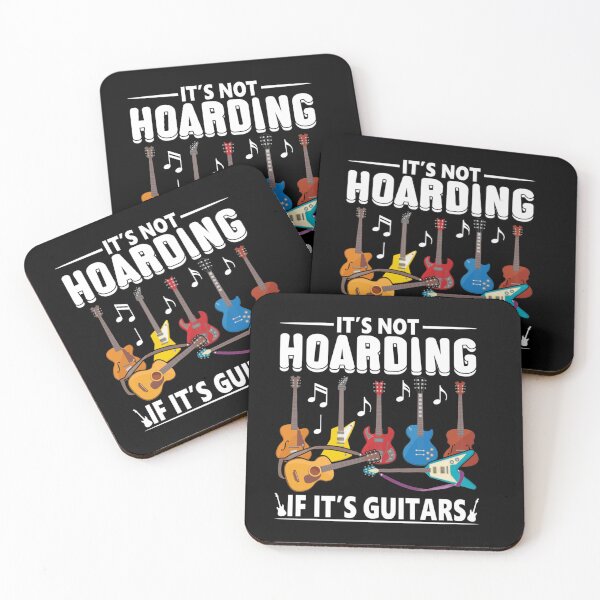 Item preview, It’s Not Hoarding If It’s Guitars Musicians Shirt Racerback Tank Top designed and sold by bberjones.