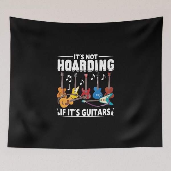 Item preview, It’s Not Hoarding If It’s Guitars Musicians Shirt Racerback Tank Top designed and sold by bberjones.